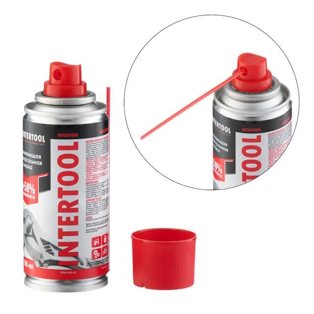 Смазка проникающая, универсальная, аэрозоль 100 мл INTERTOOL FS-4010