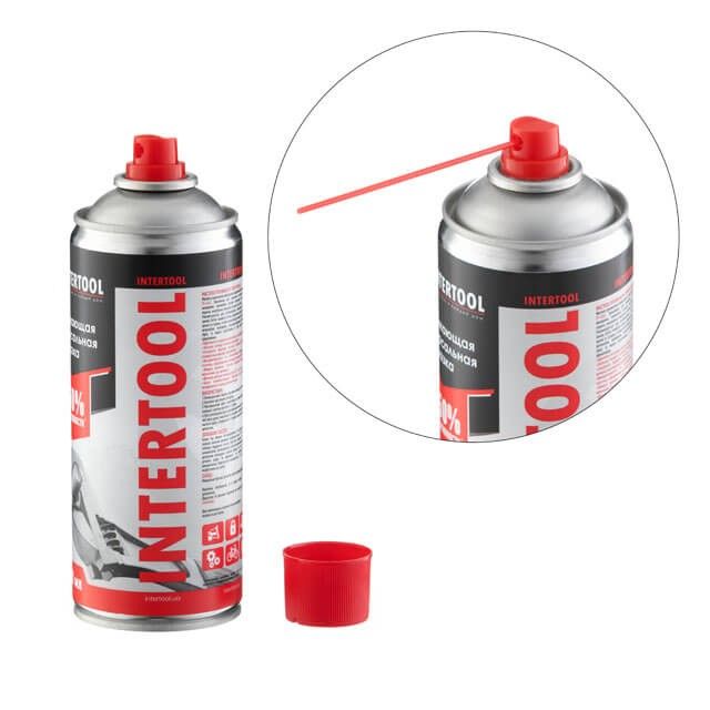 Смазка проникающая, универсальная, аэрозоль 400 мл INTERTOOL FS-4040