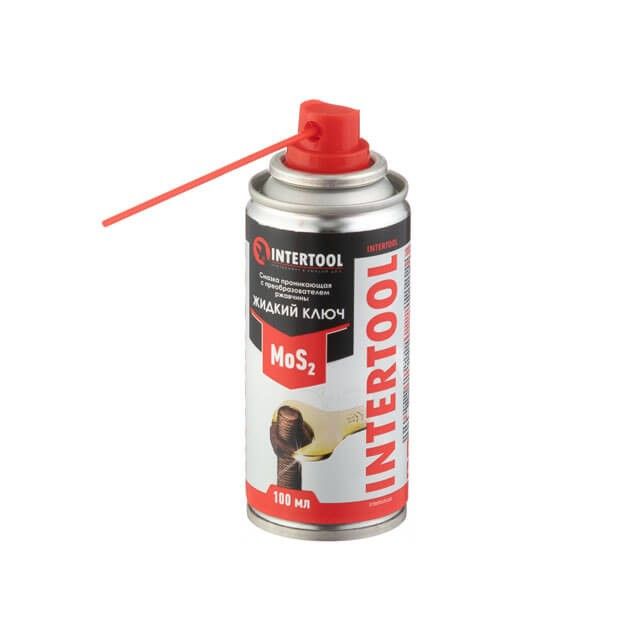 Смазка проникающая "Жидкий Ключ", аэрозоль 100 мл INTERTOOL FS-4110