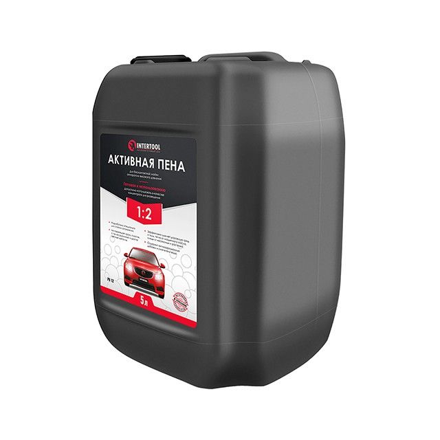 Пена активная 5 л, готовая к применению или 1:2, для бесконтактной мойки аппаратом высокого давления INTERTOOL FS-9005