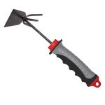 Сапка с мотыгой садовая 250 мм*150 мм с комбинированной рукояткой INTERTOOL FT-0025