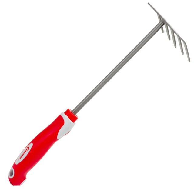 Грабли садовые 335*85 мм, с комбинированной рукояткой INTERTOOL FT-0032