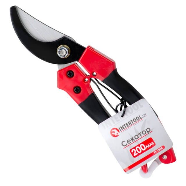 Секатор садовый, 200 мм INTERTOOL FT-1000