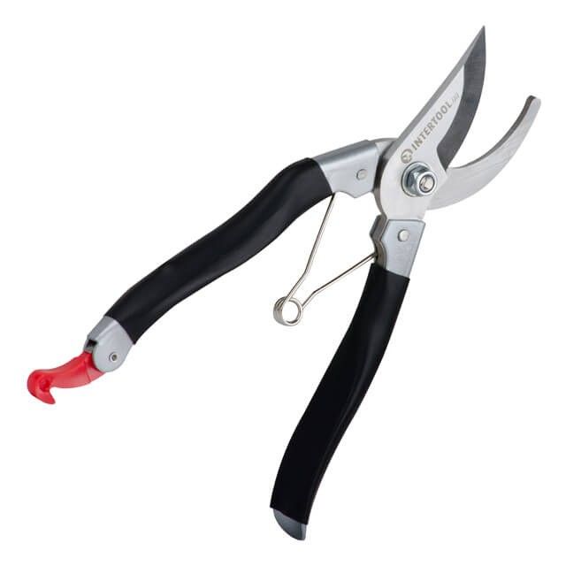 Секатор садовый, 200 мм, нержавеющая сталь INTERTOOL FT-1001