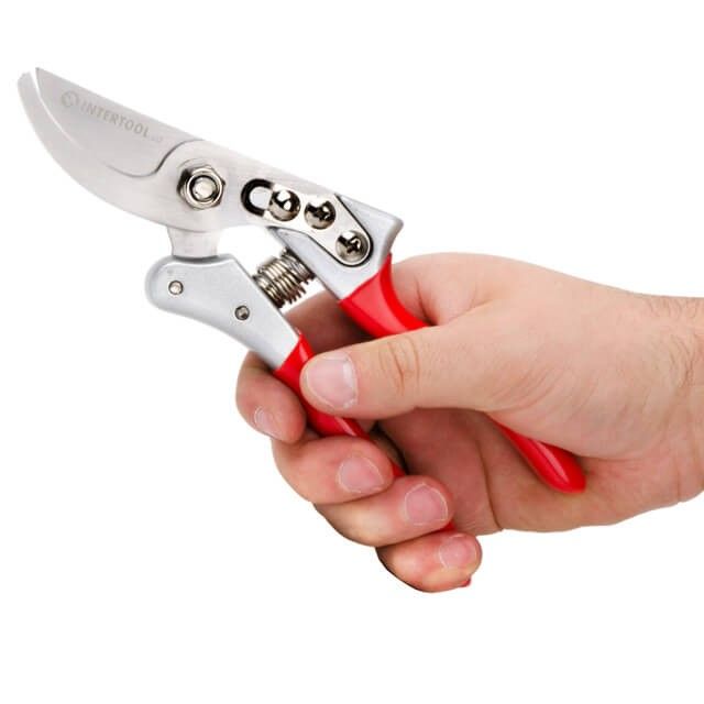 Секатор, SK5, алюминиевые ручки, 200 мм INTERTOOL FT-1014