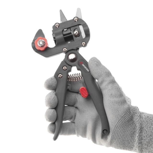 Секатор для прививки 200мм, Carbon INTERTOOL FT-1020