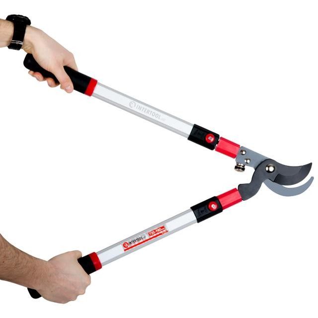 Сучкорез садовый с телескопическими ручками, 650-980 мм INTERTOOL FT-1115