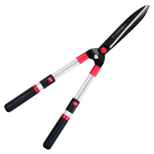 Ножницы садовые с телескопическими ручками, 600-710 мм INTERTOOL FT-1117