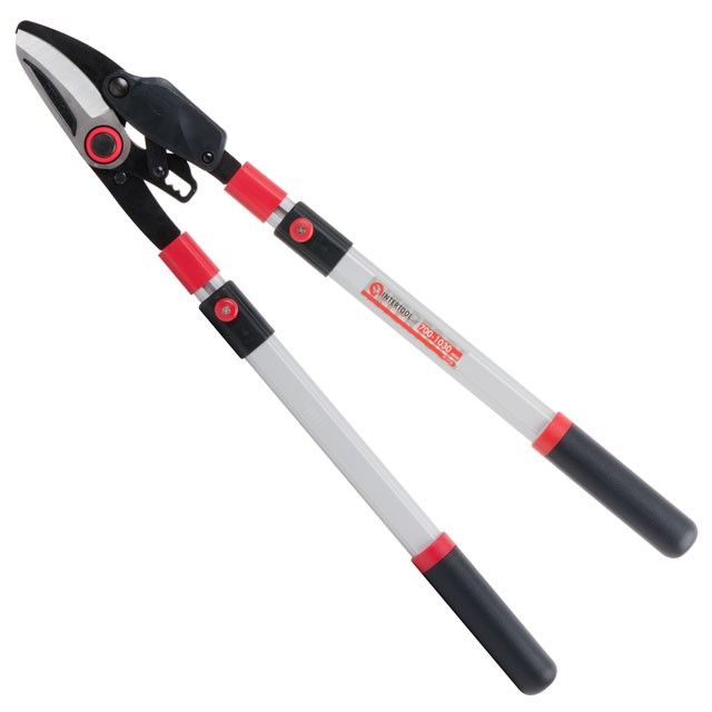 Сучкорез садовый для обрезки веток c храповым механизмом, с телескопическими ручками, 700-1030 мм INTERTOOL FT-1118