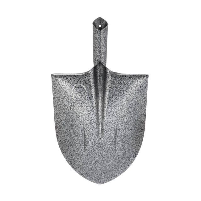 Лопата штыковая 0,8 кг, "американка", с ребрами жесткости INTERTOOL FT-2000