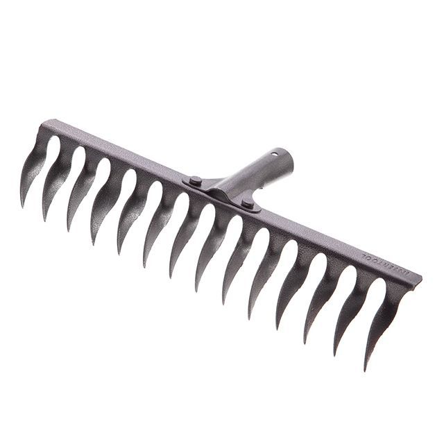 Грабли садовые 14 зубьев 2,3 мм INTERTOOL FT-2010