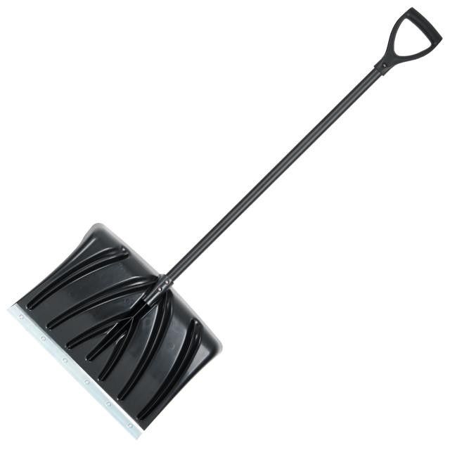 Лопата для уборки снега 460*340 мм, с ручкой 960 мм INTERTOOL FT-2021