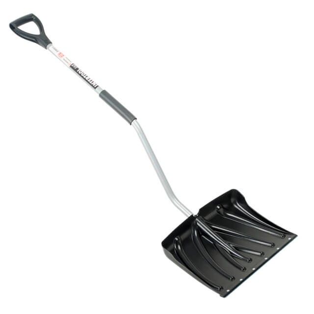 Лопата для уборки снега 460*340 мм, с Z-образной ручкой 1080 мм INTERTOOL FT-2023