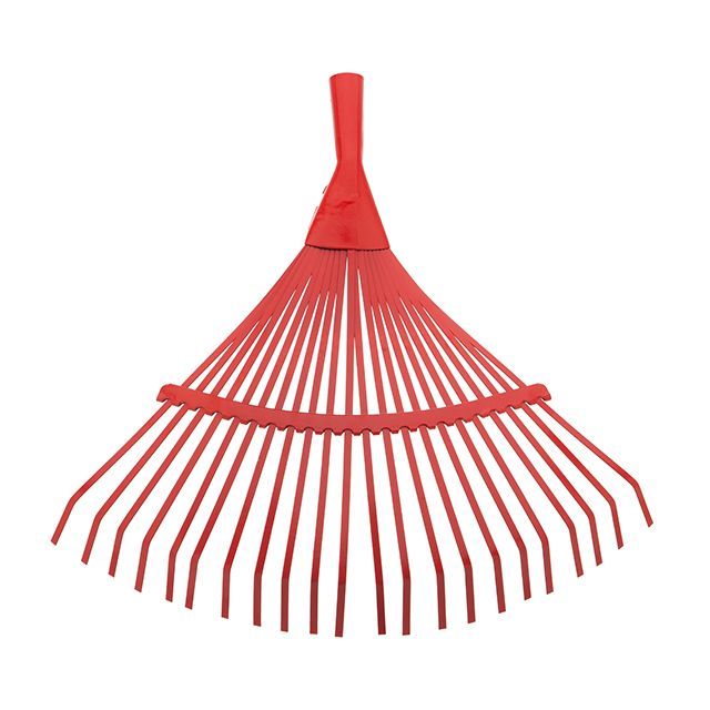 Грабли веерные усиленные, 22 плоских прута INTERTOOL FT-3002