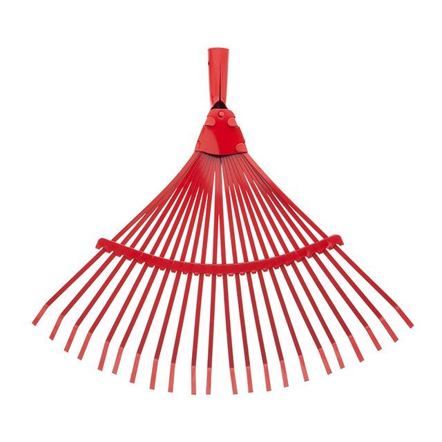 Грабли веерные усиленные, 22 плоских прута INTERTOOL FT-3002