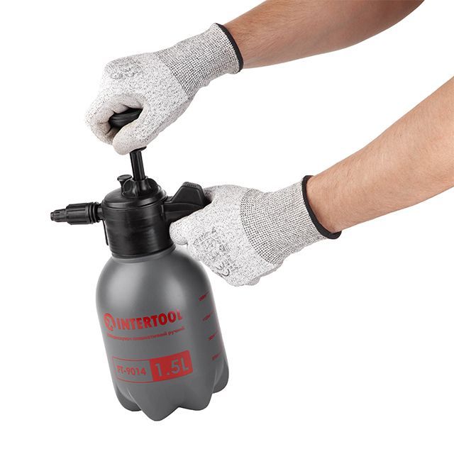 Опрыскиватель пневматический ручной 1.5 л, люкс INTERTOOL FT-9014