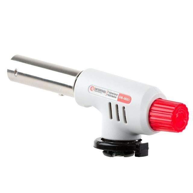 Горелка газовая c пьезозажиганием INTERTOOL GB-0021