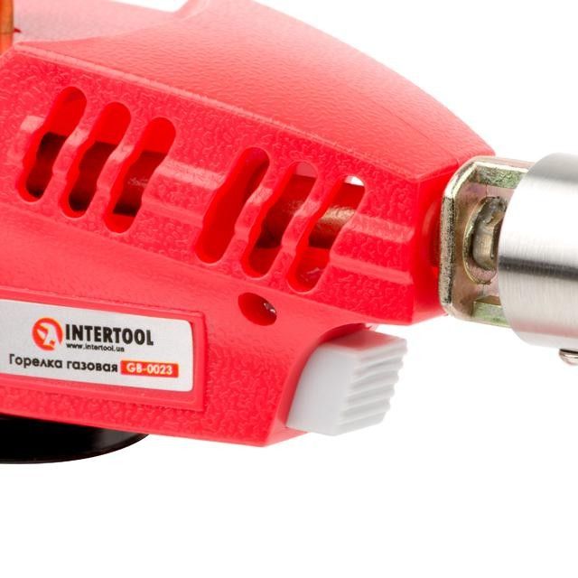 Горелка газовая c пьезозажиганием INTERTOOL GB-0023
