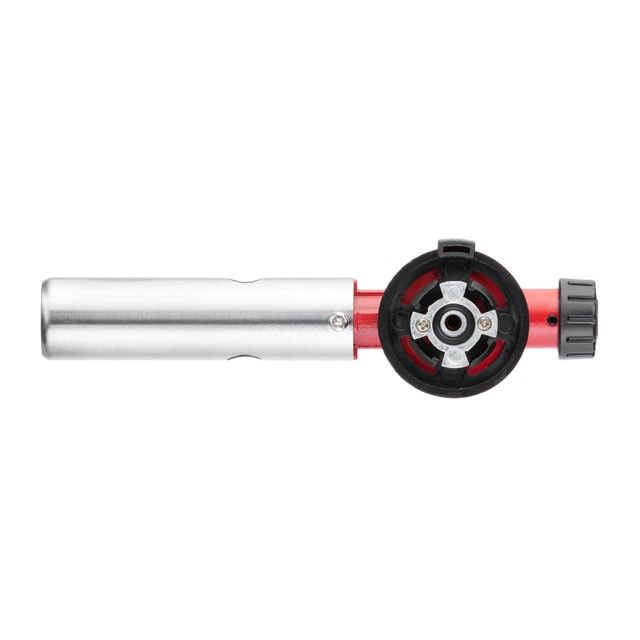 Горелка газовая с пьезозажиганием, цельнометаллический корпус INTERTOOL GB-0027