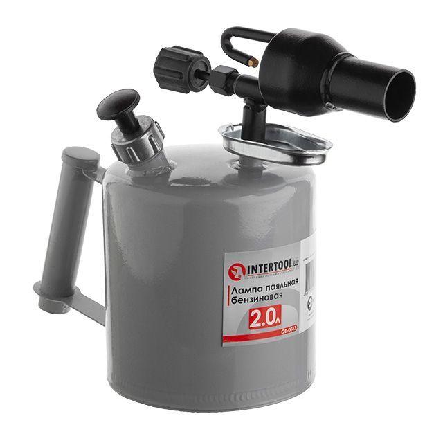 Лампа паяльная бензиновая 2,0 л INTERTOOL GB-0033