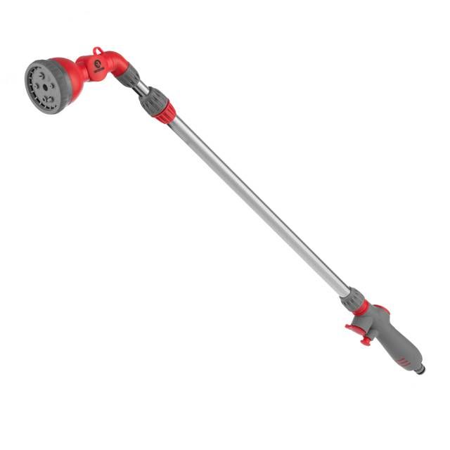 Пистолет-распылитель на телескопической штанге 90-120 см для полива, 9 функций INTERTOOL GE-0043