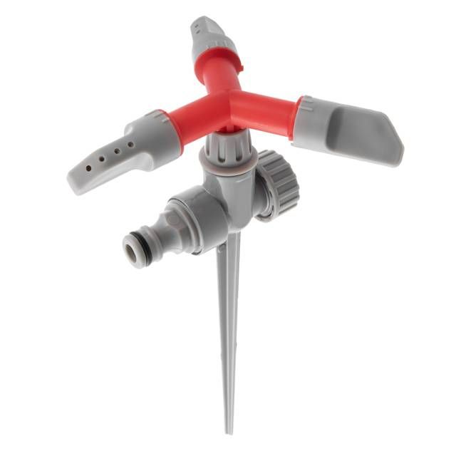 Дождеватель круговой с вращающейся головкой на костыле, PP, ABS, Zinc alloy INTERTOOL GE-0055