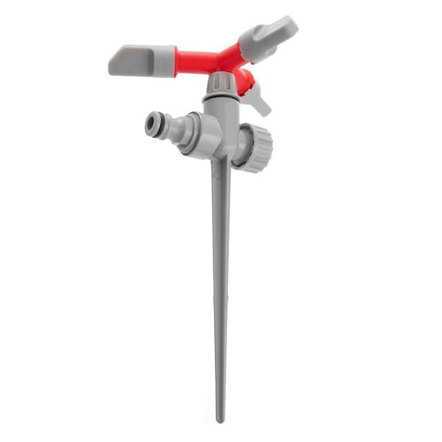 Дождеватель круговой с вращающейся головкой на костыле, PP, ABS, Zinc alloy INTERTOOL GE-0055