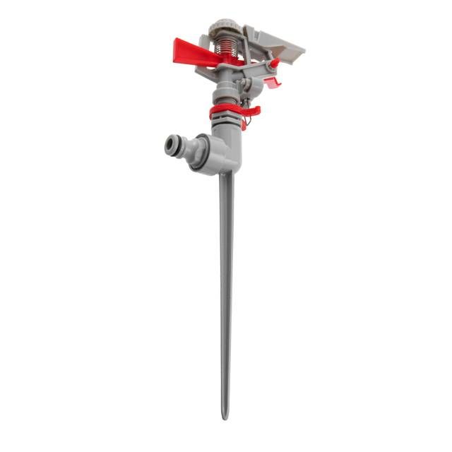 Дождеватель пульсирующий на костыле, зона/сектор полива до 12 м, Zinc alloy INTERTOOL GE-0056