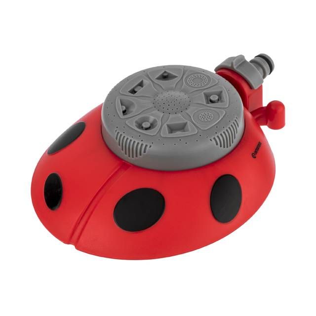 Дождеватель восьмипозиционный на базе "божья коровка", для восьми различных площадей полива INTERTOOL GE-0073