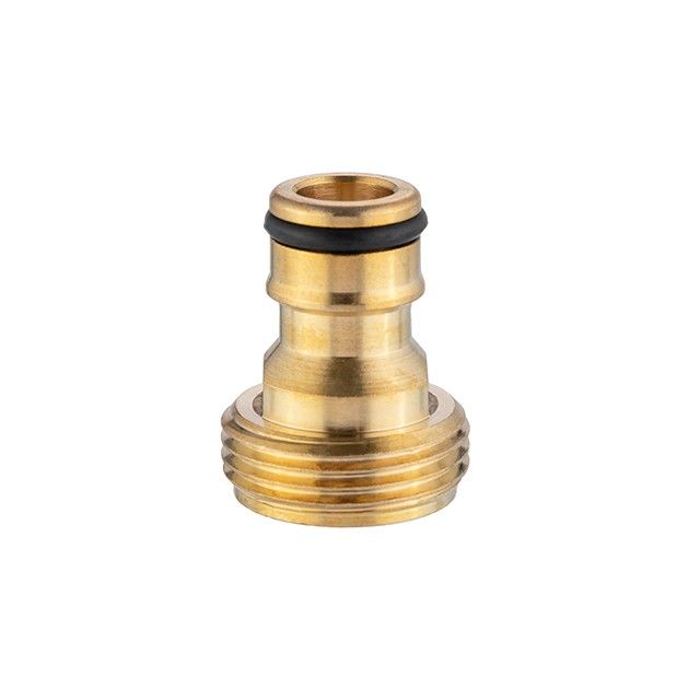 Адаптер латунный на коннектор 1/2" с наружной резьбой 3/4" STORM INTERTOOL GE-1202