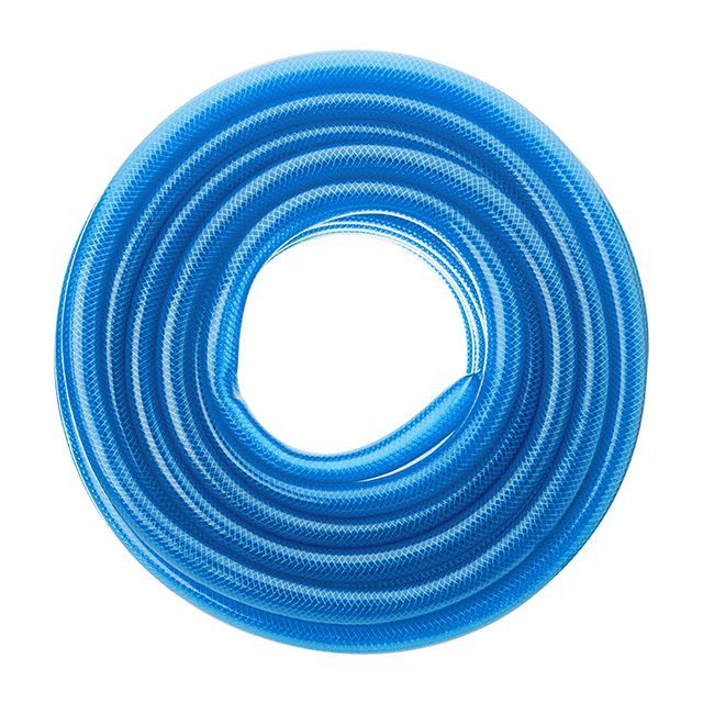 Шланг для води тришаровий, синій, 3/4", 20 м, армований, PVC INTERTOOL GE-4073