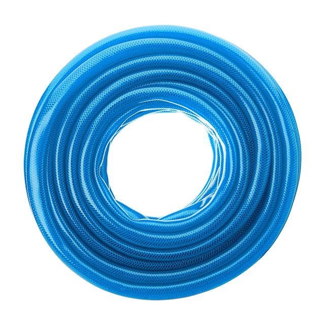 Шланг для води тришаровий, синій, 3/4", 30 м, армований, PVC INTERTOOL GE-4075