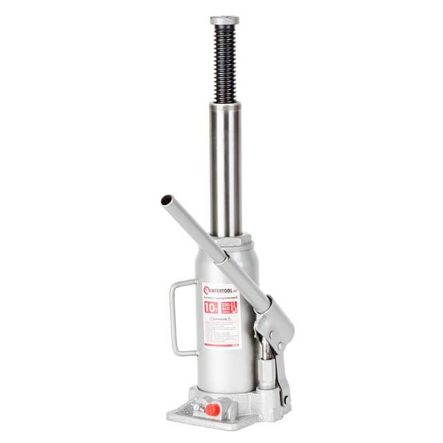 Домкрат "столбик" одноштоковый 10 т INTERTOOL GT0025