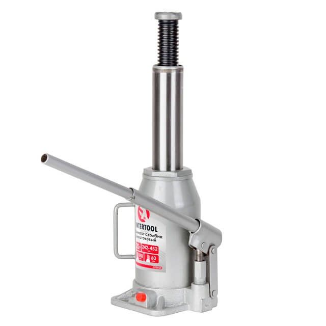 Домкрат "столбик" одноштоковый 20 т INTERTOOL GT0028