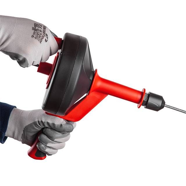 Инструмент для чистки труб, трос 6мм*4м, витой заостренный наконечник INTERTOOL HP-1010