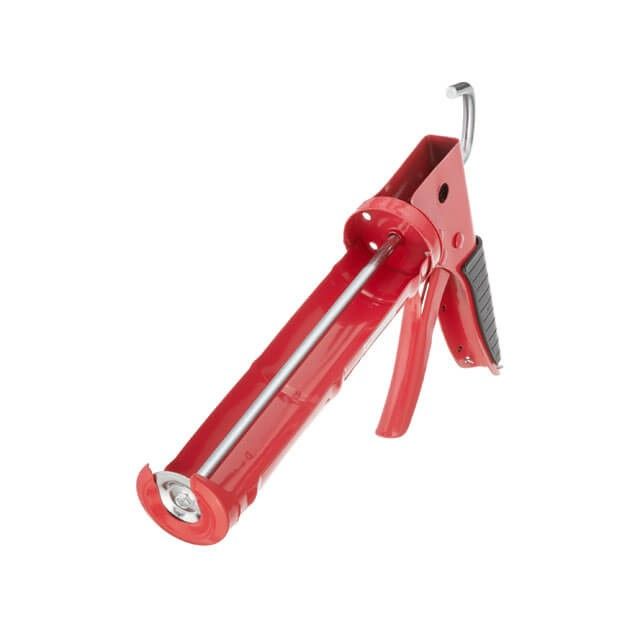 Пистолет для выдавливания силикона 225 мм, с обрезиненной рукояткой INTERTOOL HT-0023