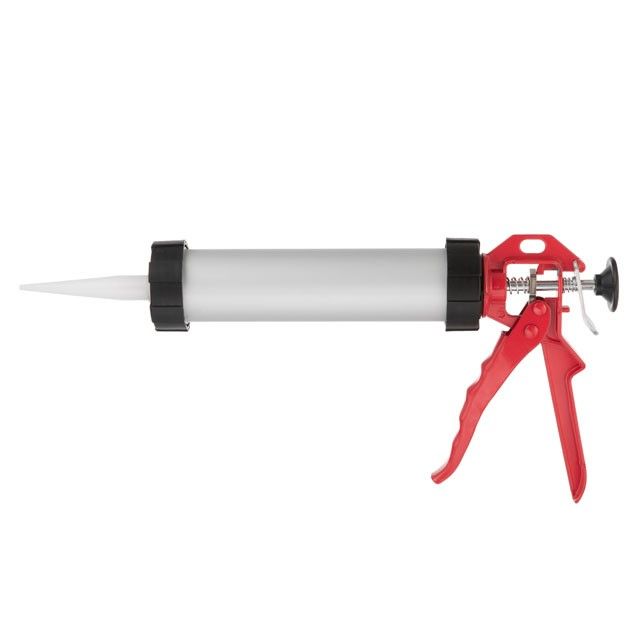 Пистолет для выдавливания силикона 300 мл INTERTOOL HT-0025