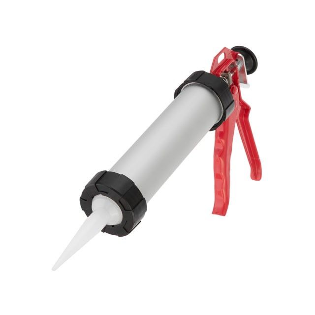 Пистолет для выдавливания силикона 300 мл INTERTOOL HT-0025