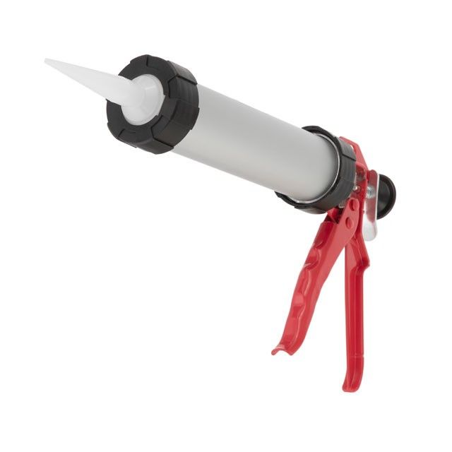 Пистолет для выдавливания силикона 300 мл INTERTOOL HT-0025