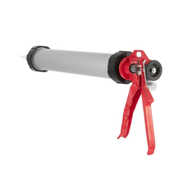 Пистолет для выдавливания силикона 600 мл INTERTOOL HT-0026