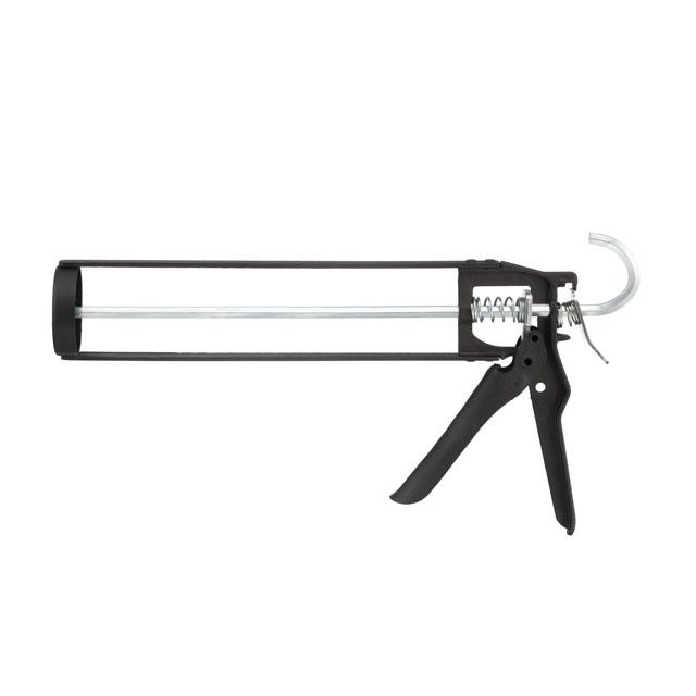 Пистолет для выдавливания герметиков рамообразный усиленный "скелет", 225 мм INTERTOOL HT-0030