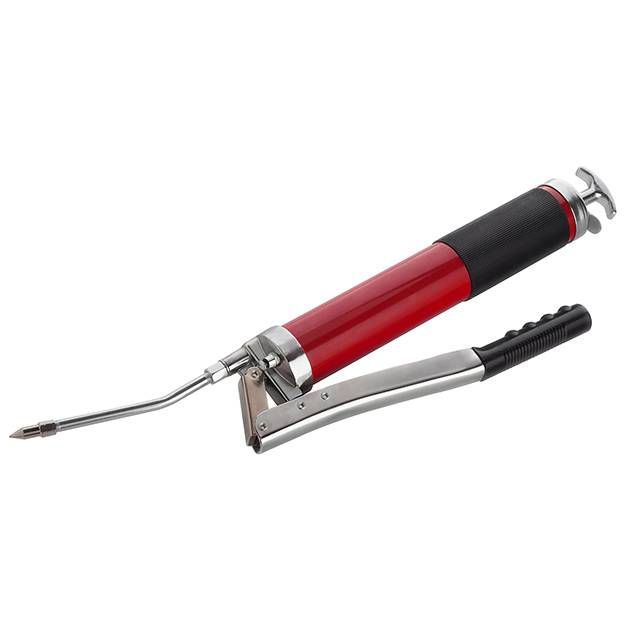 Шприц для смазки двухплунжерный 600 см³, гибкий шланг INTERTOOL HT-0060