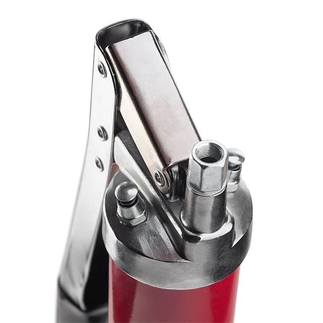 Шприц для смазки двухплунжерный 600 см³, гибкий шланг INTERTOOL HT-0060