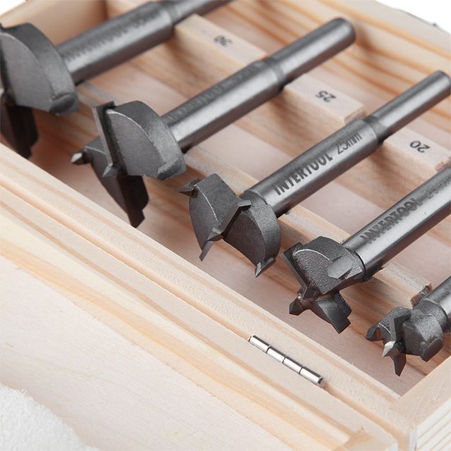 Набор фрез Форстнера, 5 ед. INTERTOOL HT-0074