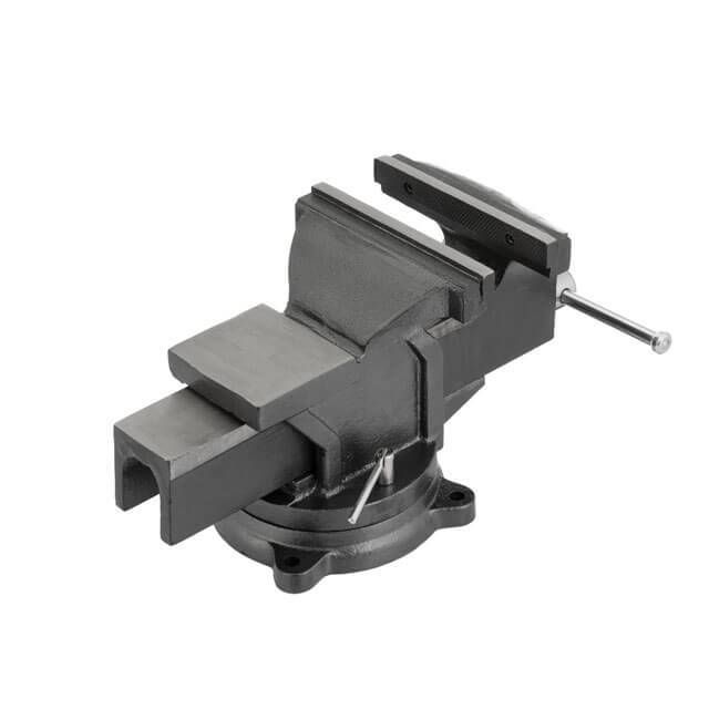 Тиски слесарные поворотные 200 мм усиленные INTERTOOL HT-0084