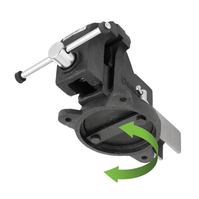 Тиски слесарные поворотные 100 мм STORM INTERTOOL HT-0085