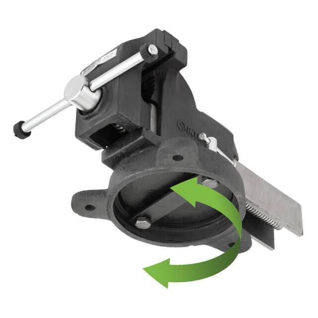 Тиски слесарные поворотные 125 мм STORM INTERTOOL HT-0086