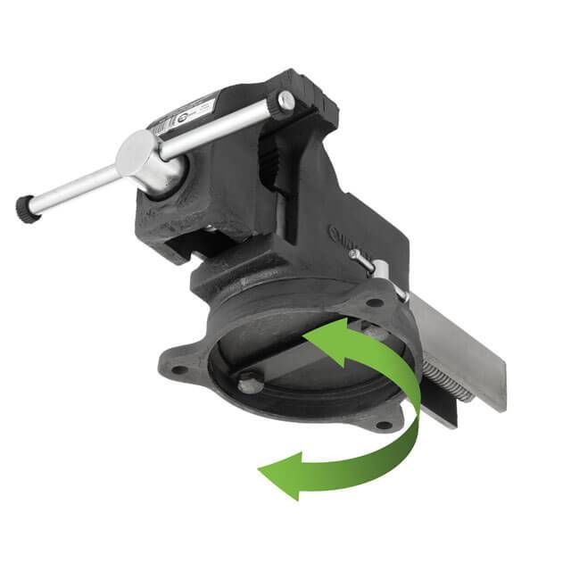 Тиски слесарные поворотные 150 мм STORM INTERTOOL HT-0087