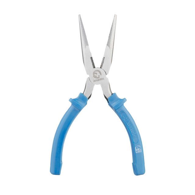 Длинногубцы прямые 180 мм INTERTOOL HT-0122