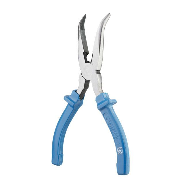 Длинногубцы изогнутые 180 мм INTERTOOL HT-0125